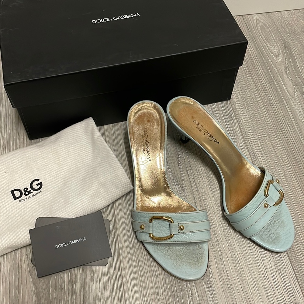 Dolce & Gabbana low heel sandals